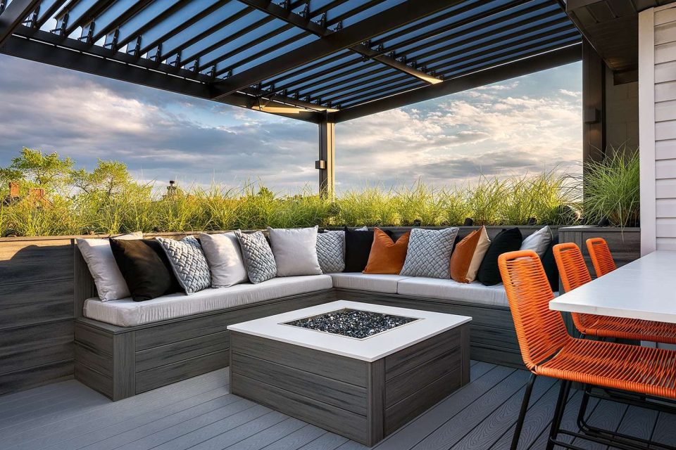 Elevate your deck into a living space.