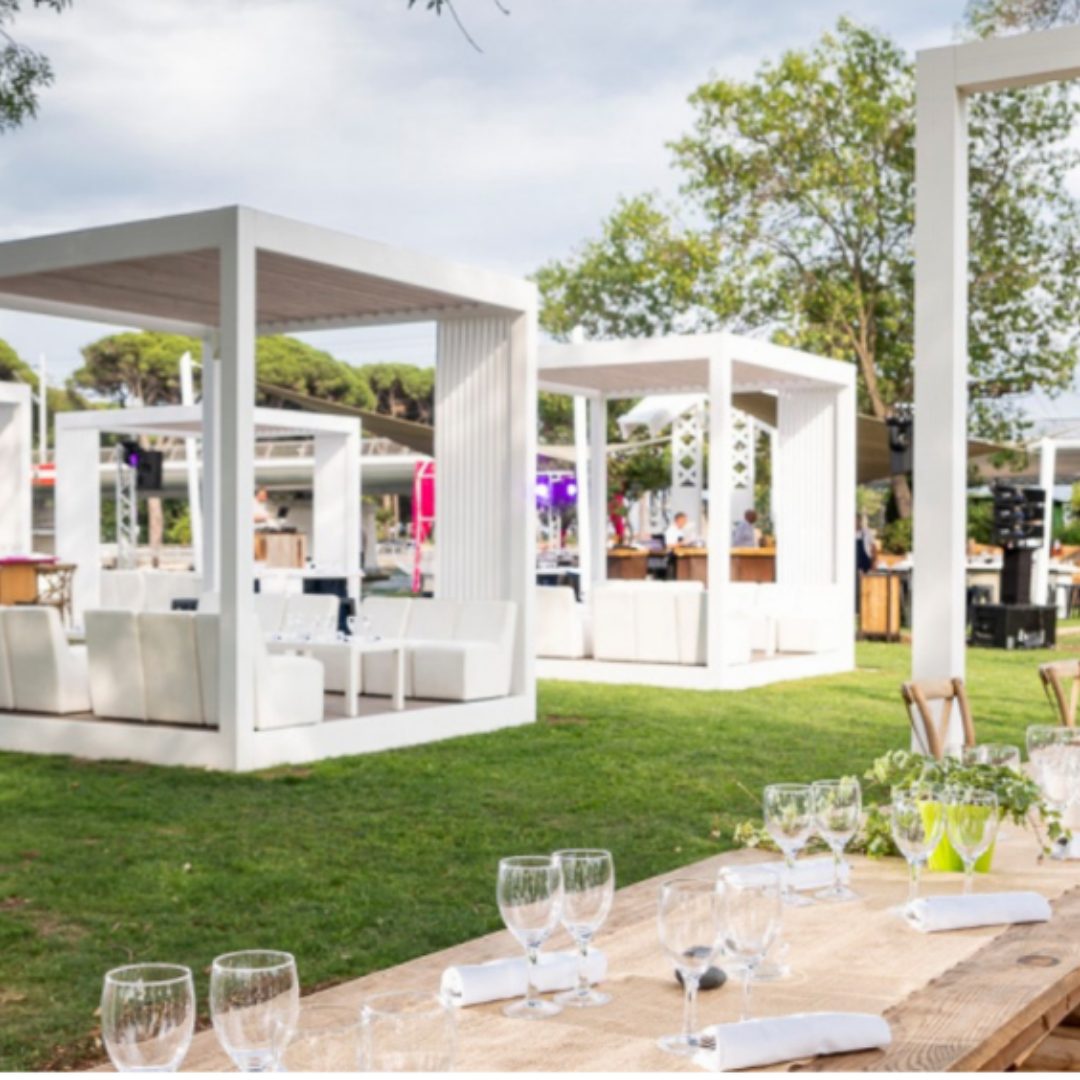 Pergola pod wine farm