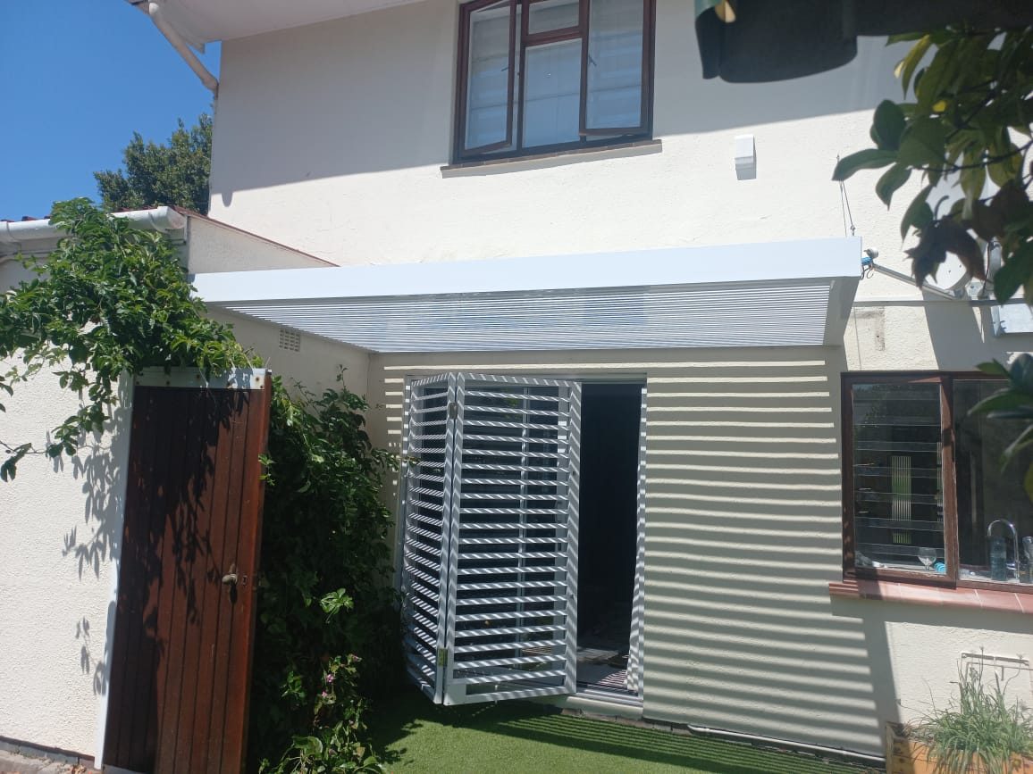 Wire supported pergola aluminium