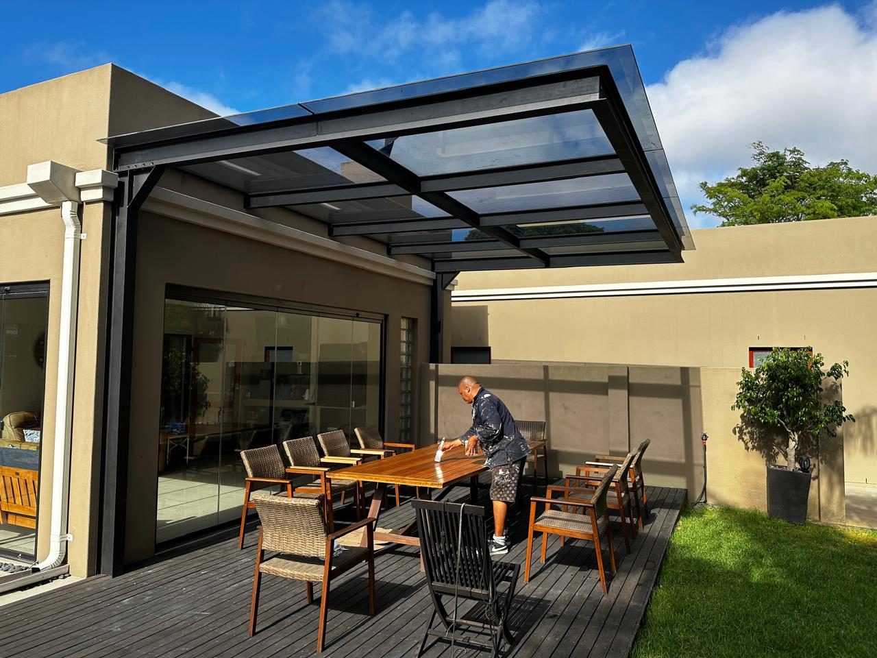Glass roof pergola Cape Town, photo 14