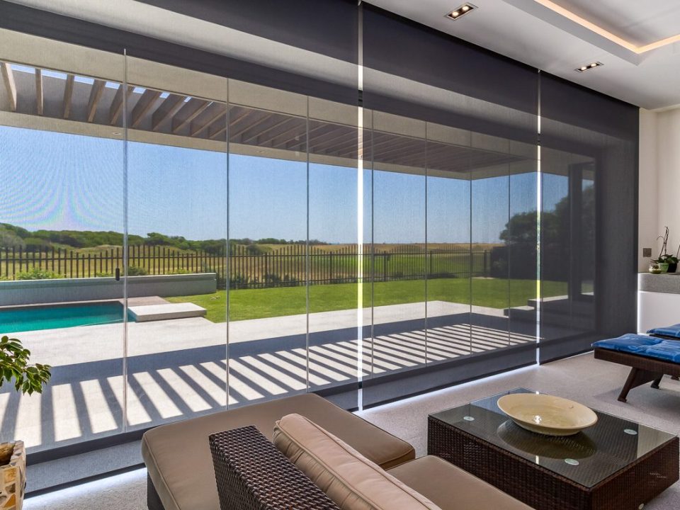 Drop down blinds