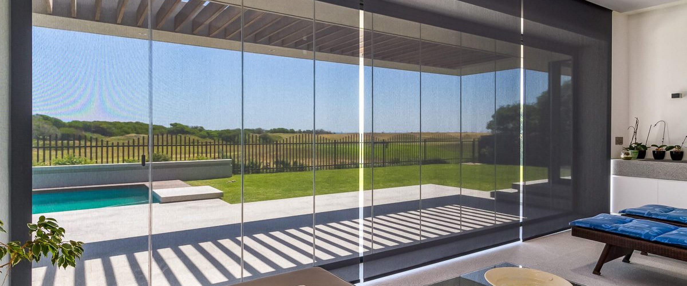 Drop down blinds