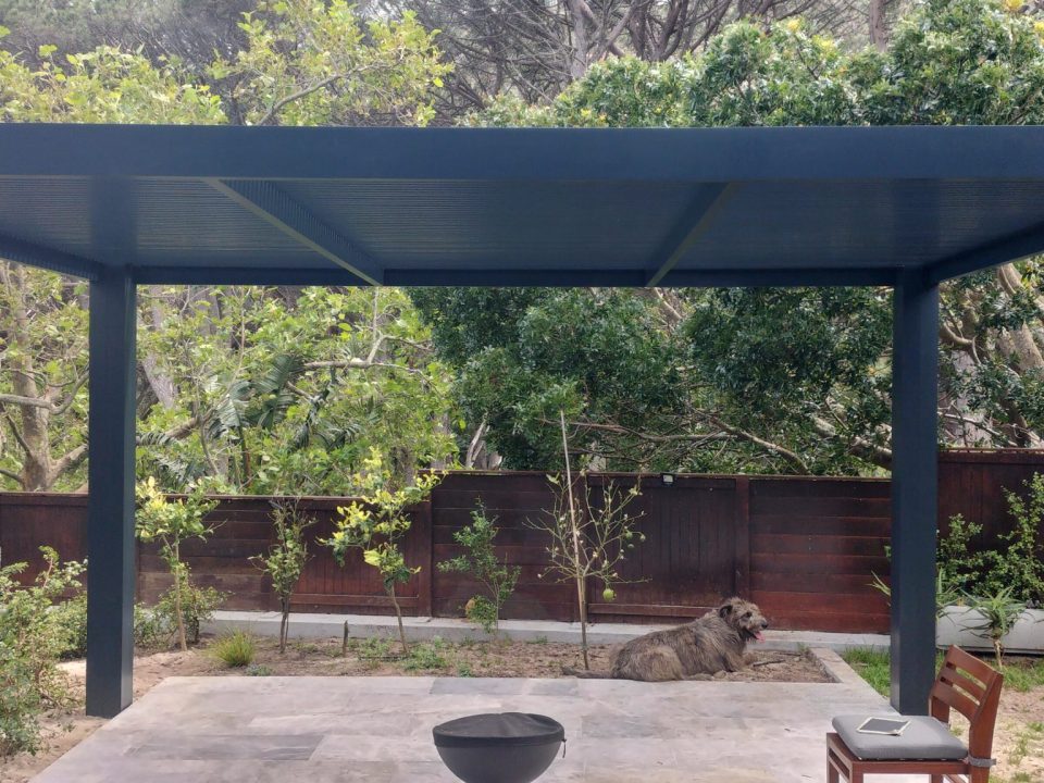Aluminium strip pergola Cape Town