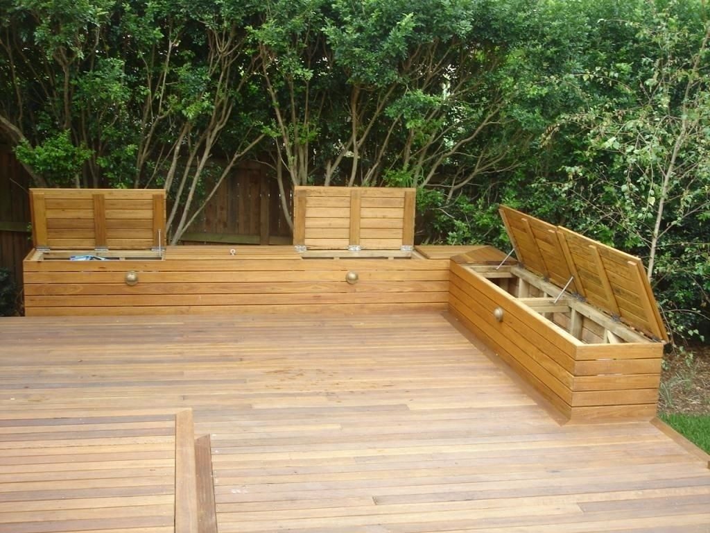 Deck bench with storage, photo 5