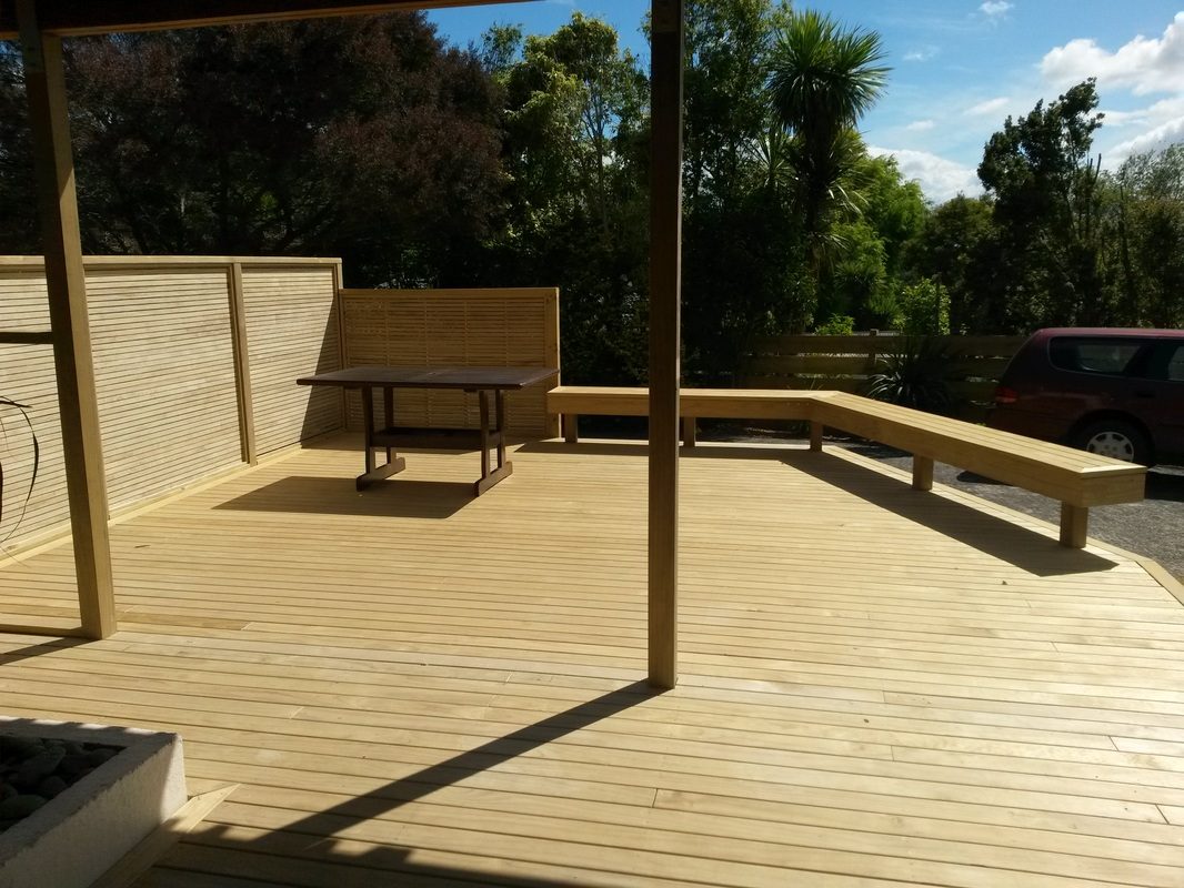 Pine deck