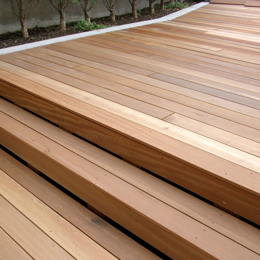 Balau deck treated