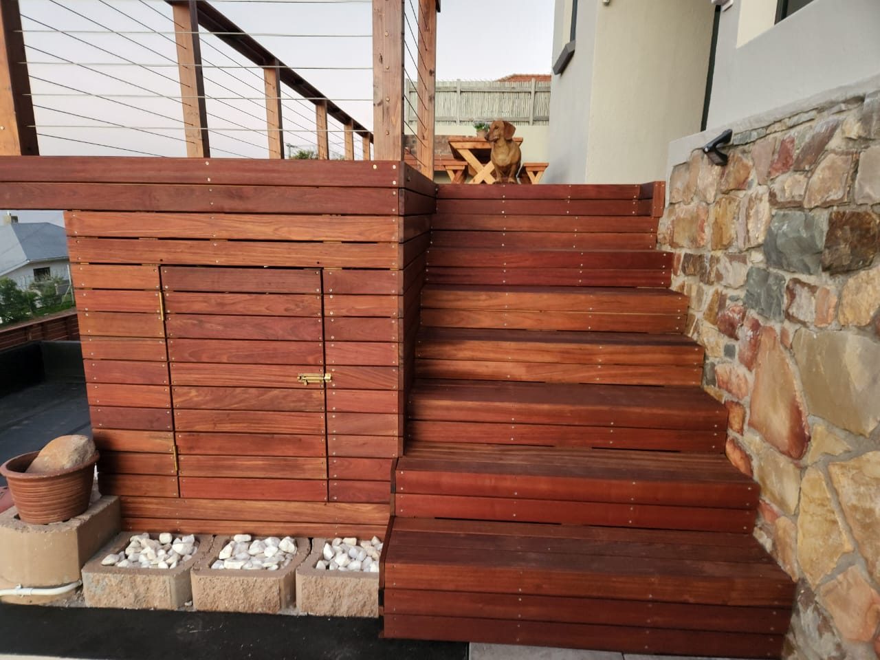 Hardwood deck oiled Fish Hoek Cape Town, photo 13