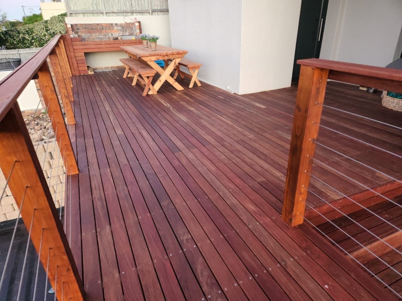 Hardwood deck oiled Fish Hoek Cape Town, photo 15