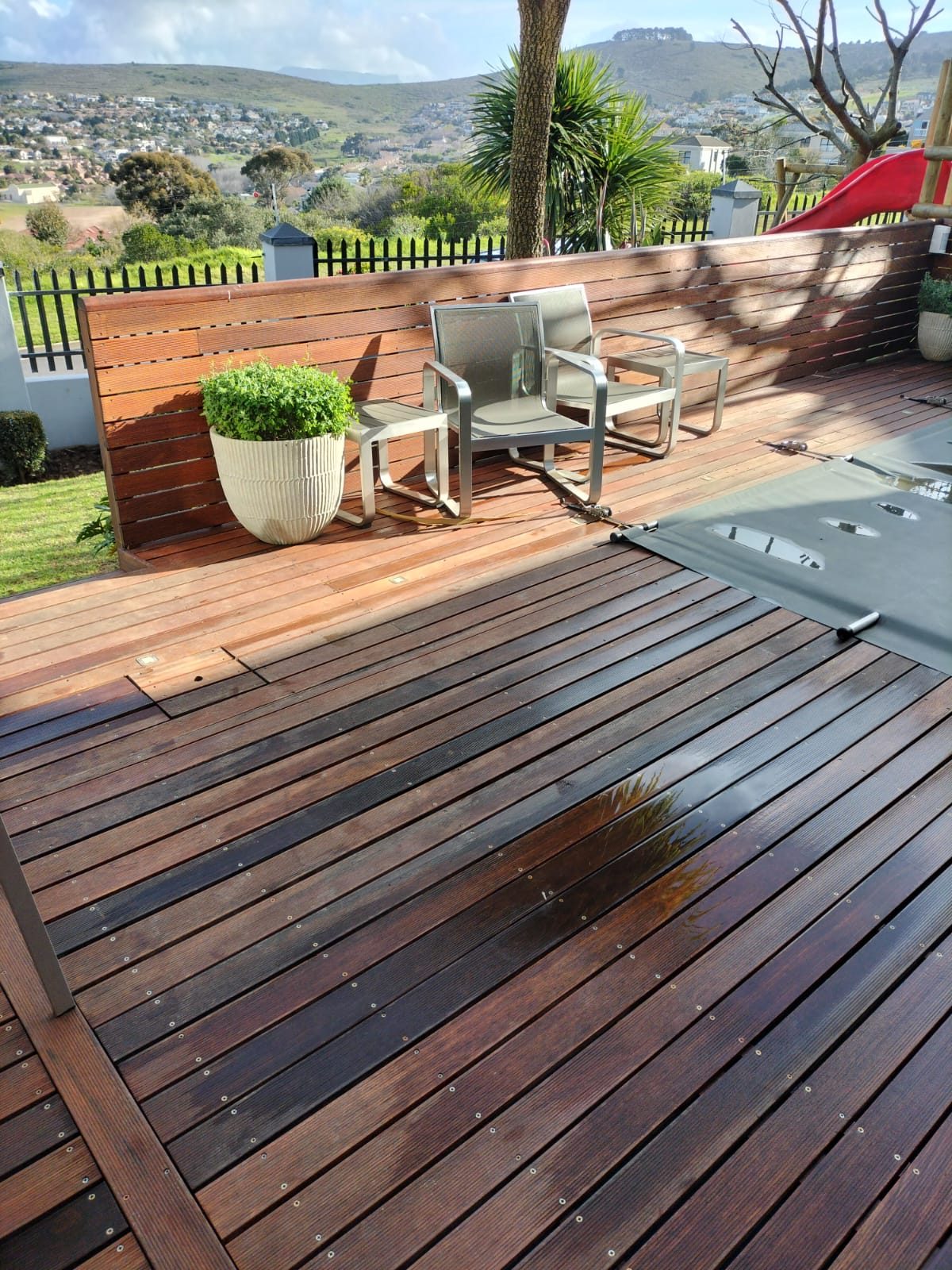 Hardwood deck stained, photo 19