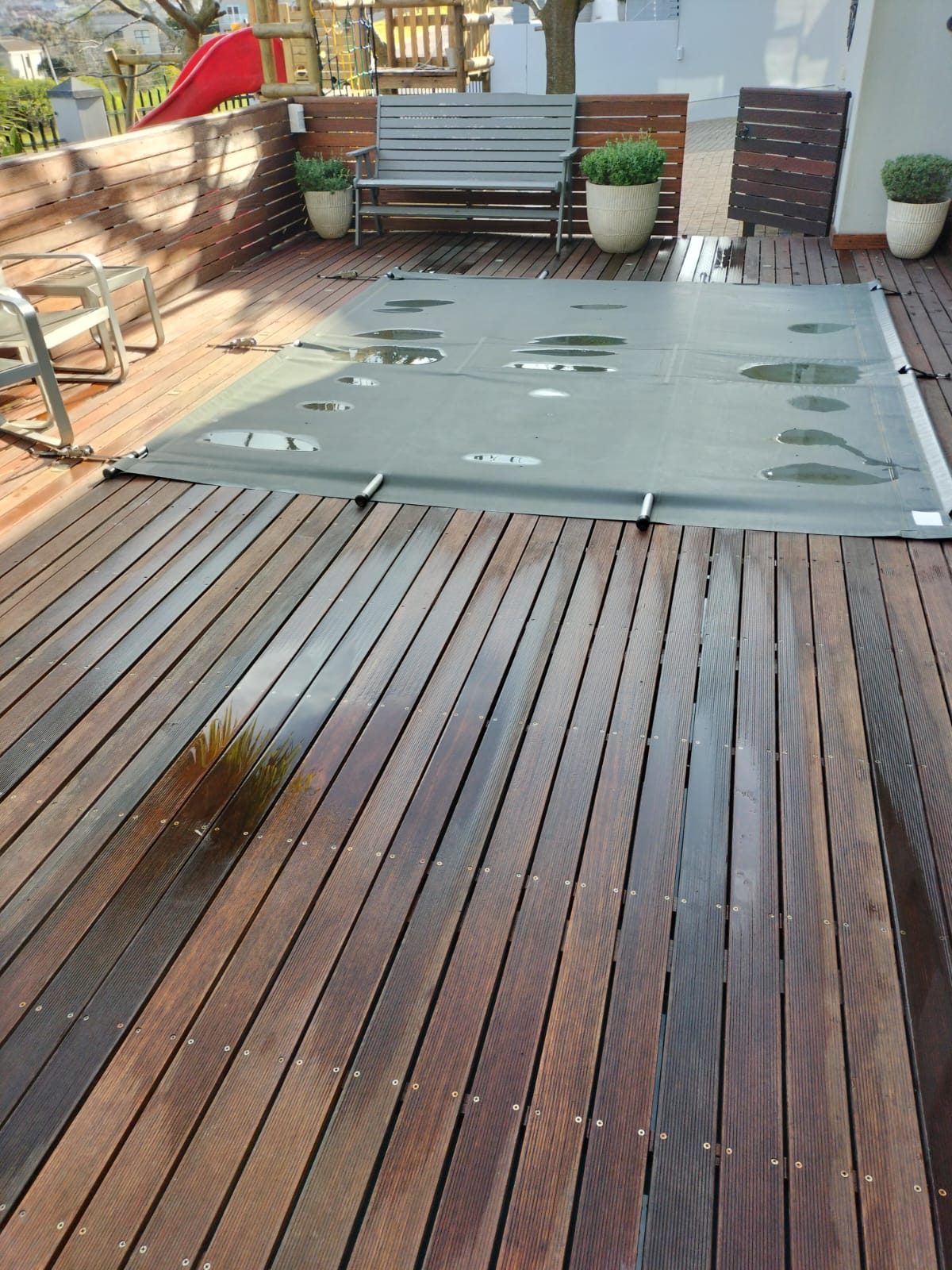 Hardwood deck stained, photo 20