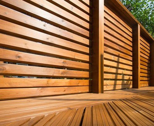 Thermowood fencing, photo 44
