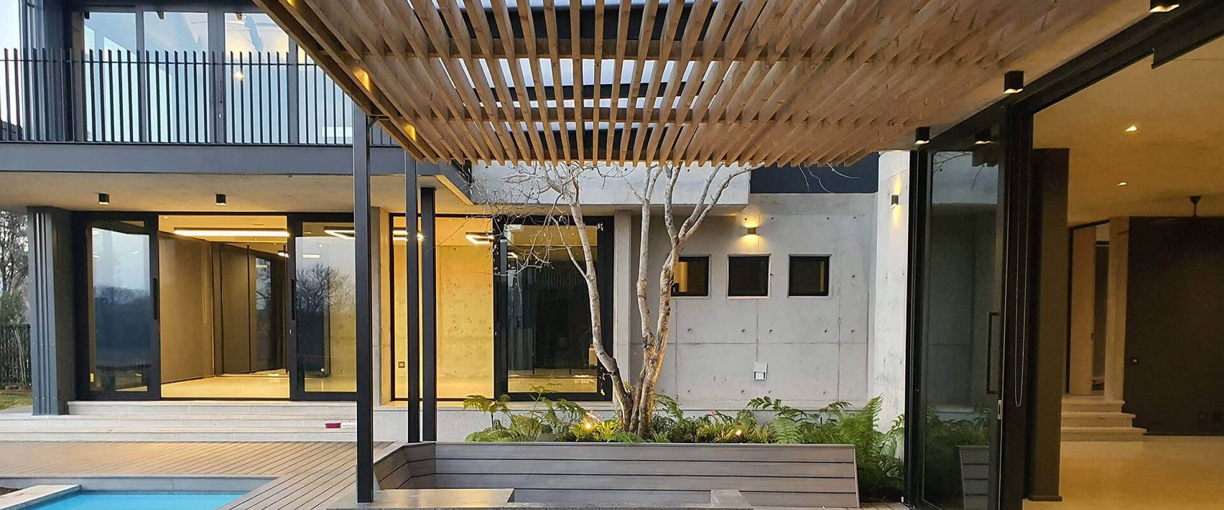 Lunawood Thermowood Pergola in Stellenbosch, photo 1
