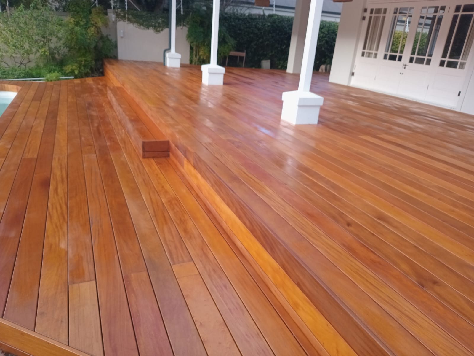 Oiled Garapa deck Noordhoek, photo 4