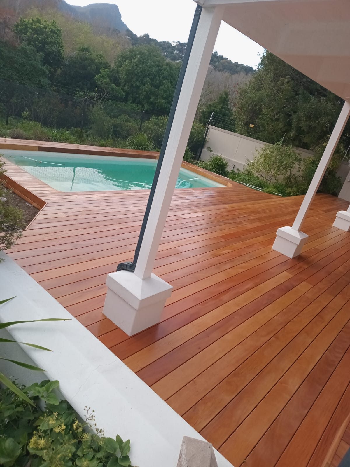 Oiled Garapa deck Noordhoek, photo 5