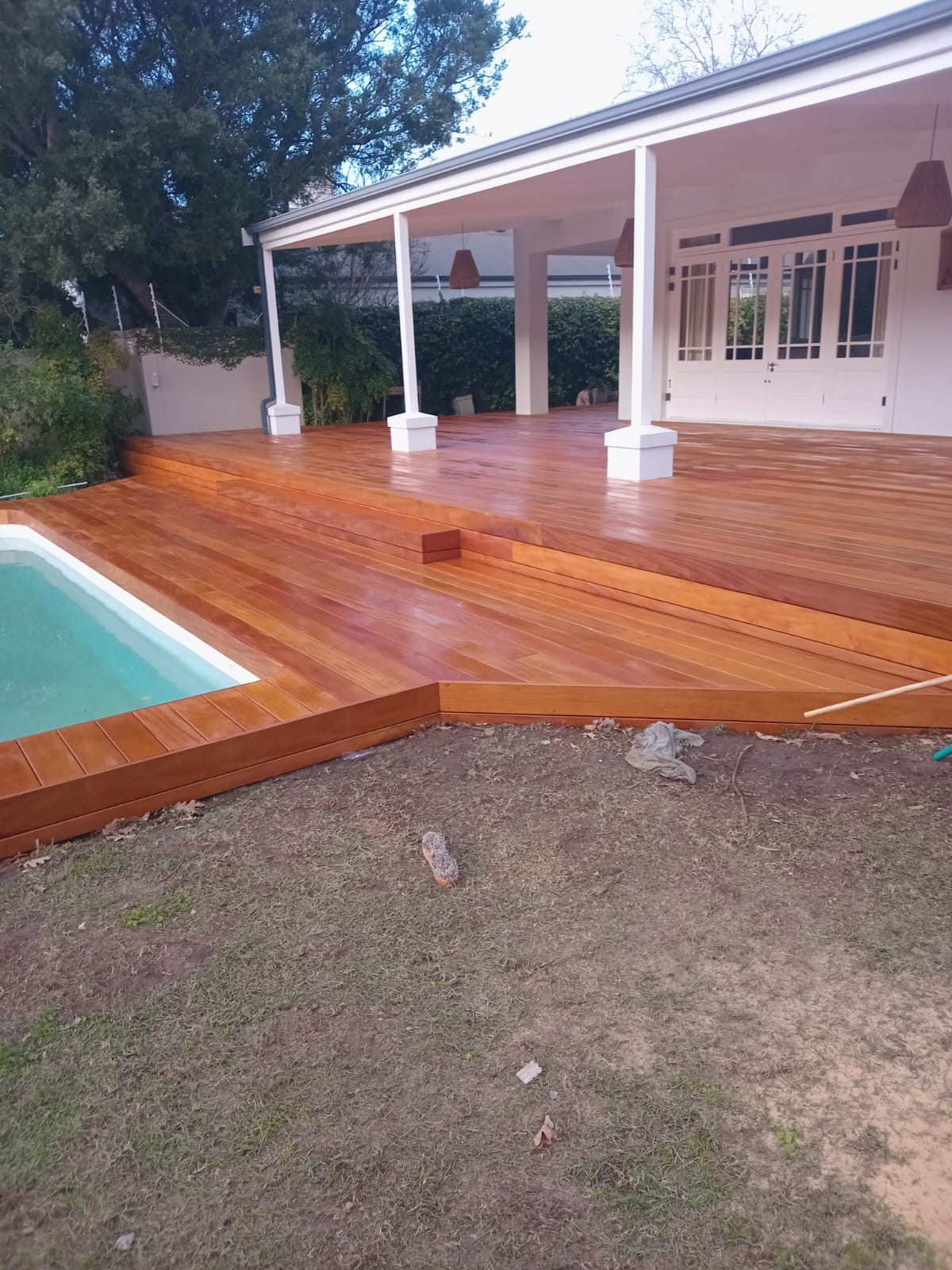Oiled Garapa deck Noordhoek, photo 6