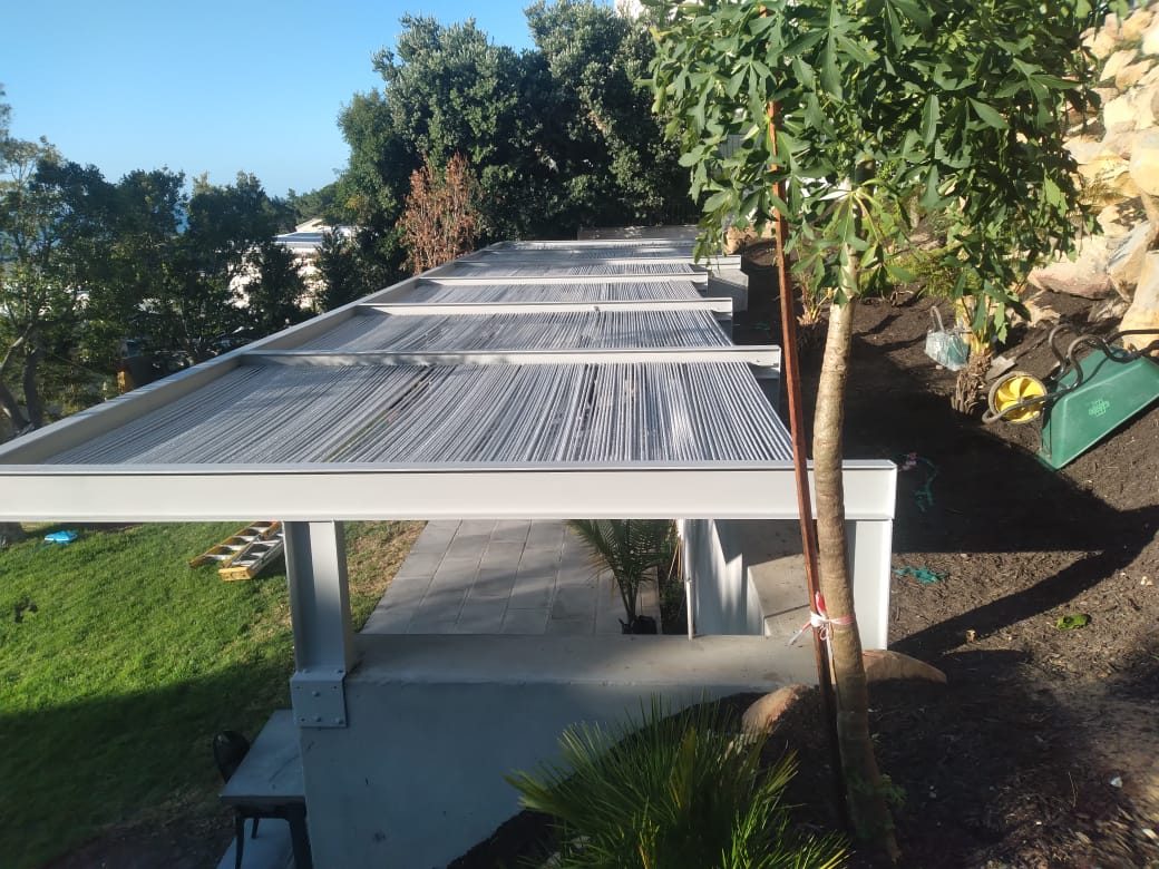 Rope Pergola with White Steel Frame in Camps Bay, photo 2