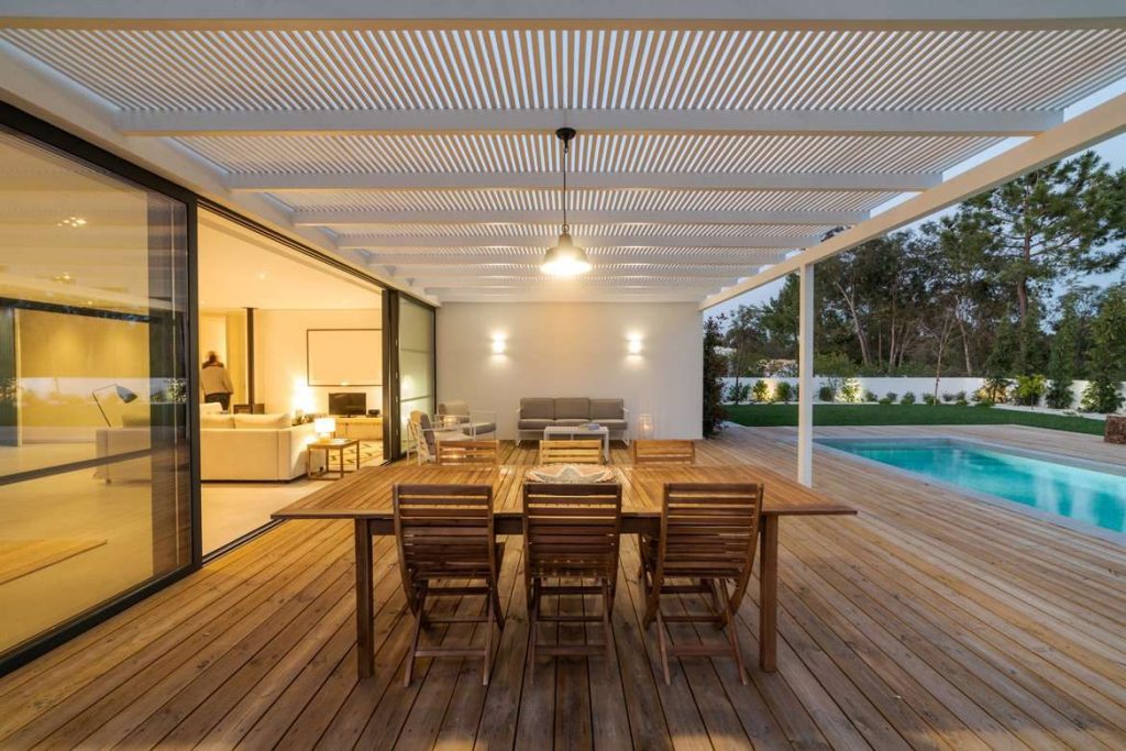 Teak Hardwood Deck
