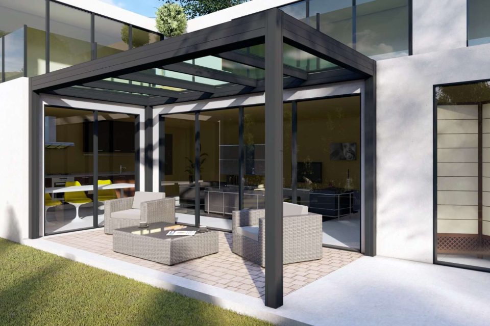 Glass Roof Pergola Cape Town