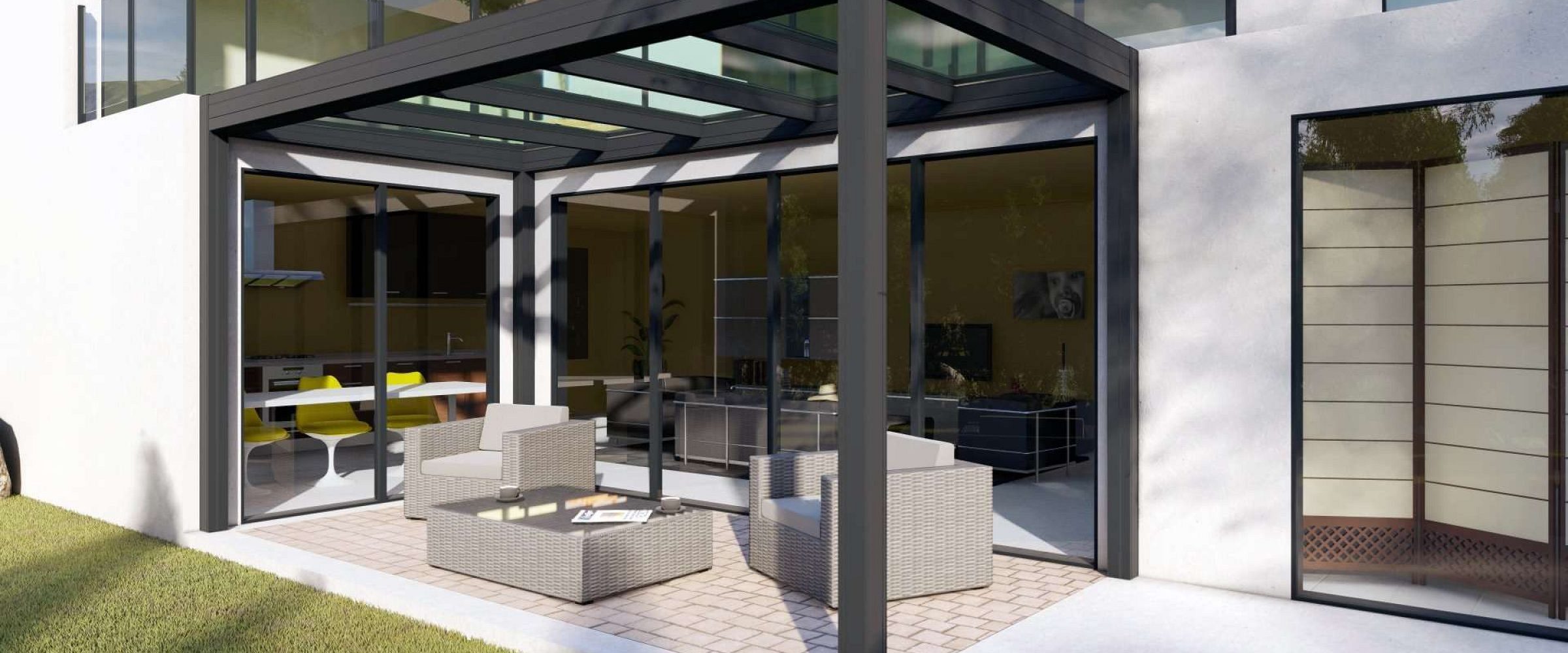 Glass Roof Pergola Cape Town