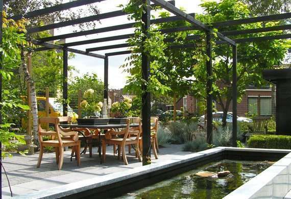 Freestanding metal Design Pergola