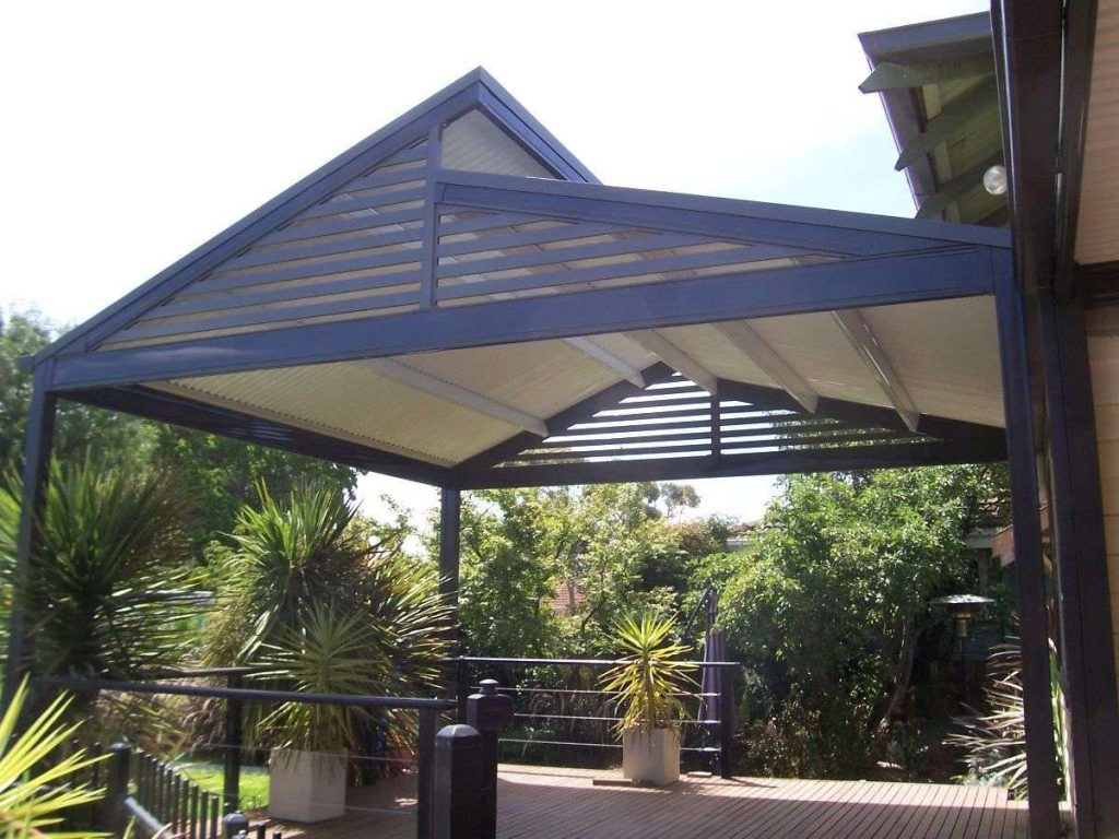 Pitched Pergola Roof